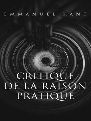 cover image of Critique de la raison pratique